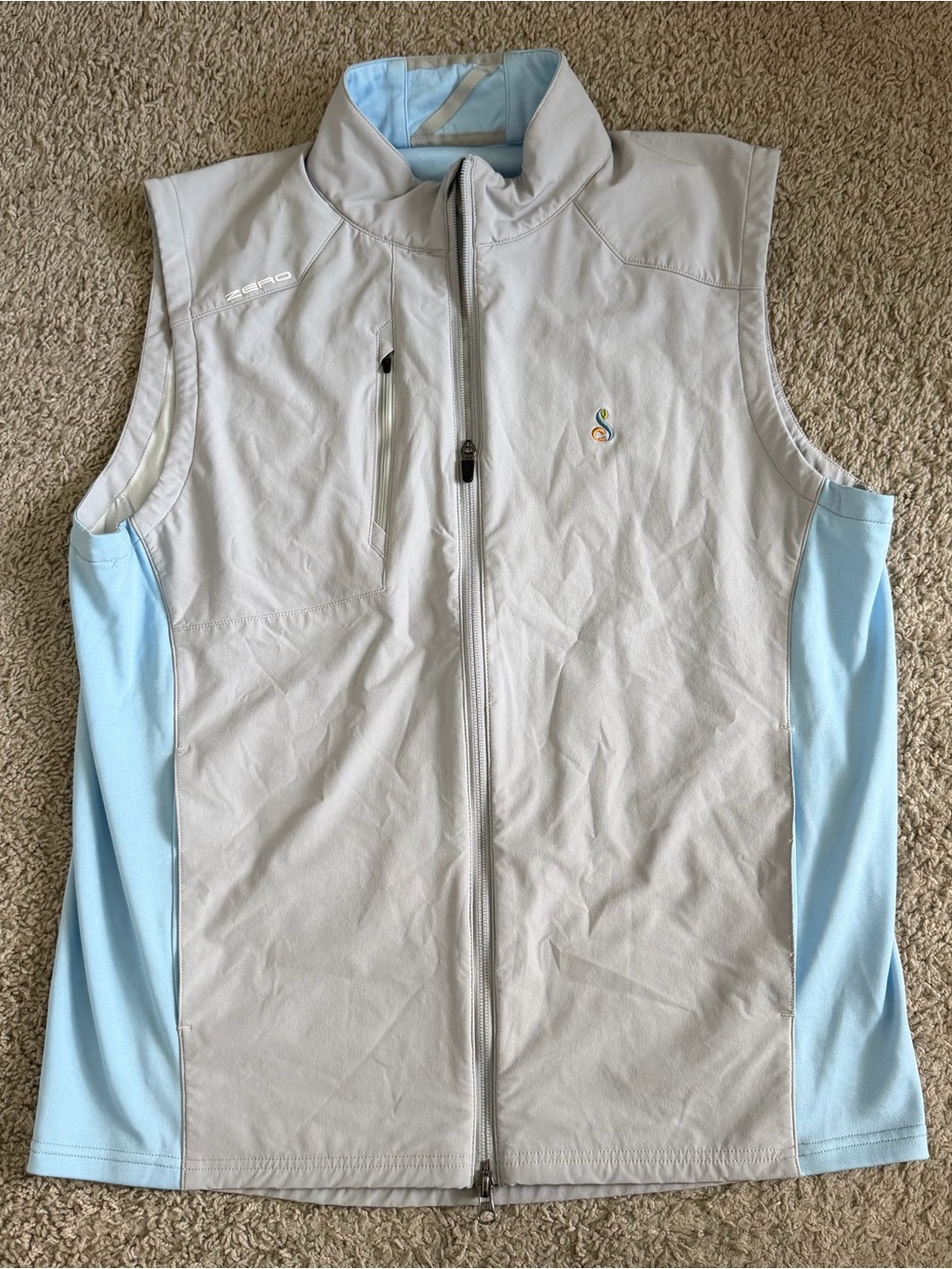 Zero Restriction Front Zip Golf Performance Vest